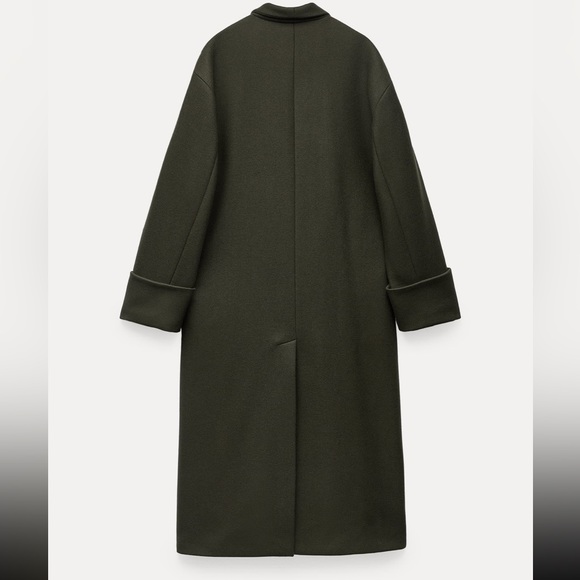 Zara manteco scarf wrap coat - Picture 16 of 16